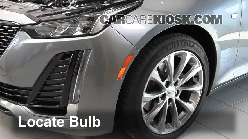 2020 Cadillac CT5 Premium Luxury 2.0L 4 Cyl. Turbo Lights Parking Light (replace bulb)
